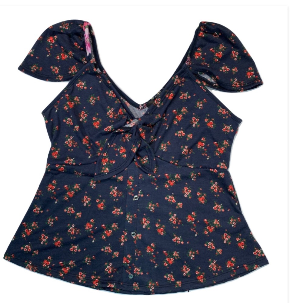 🆕 Daisy May Floral Cap Sleeve Top
